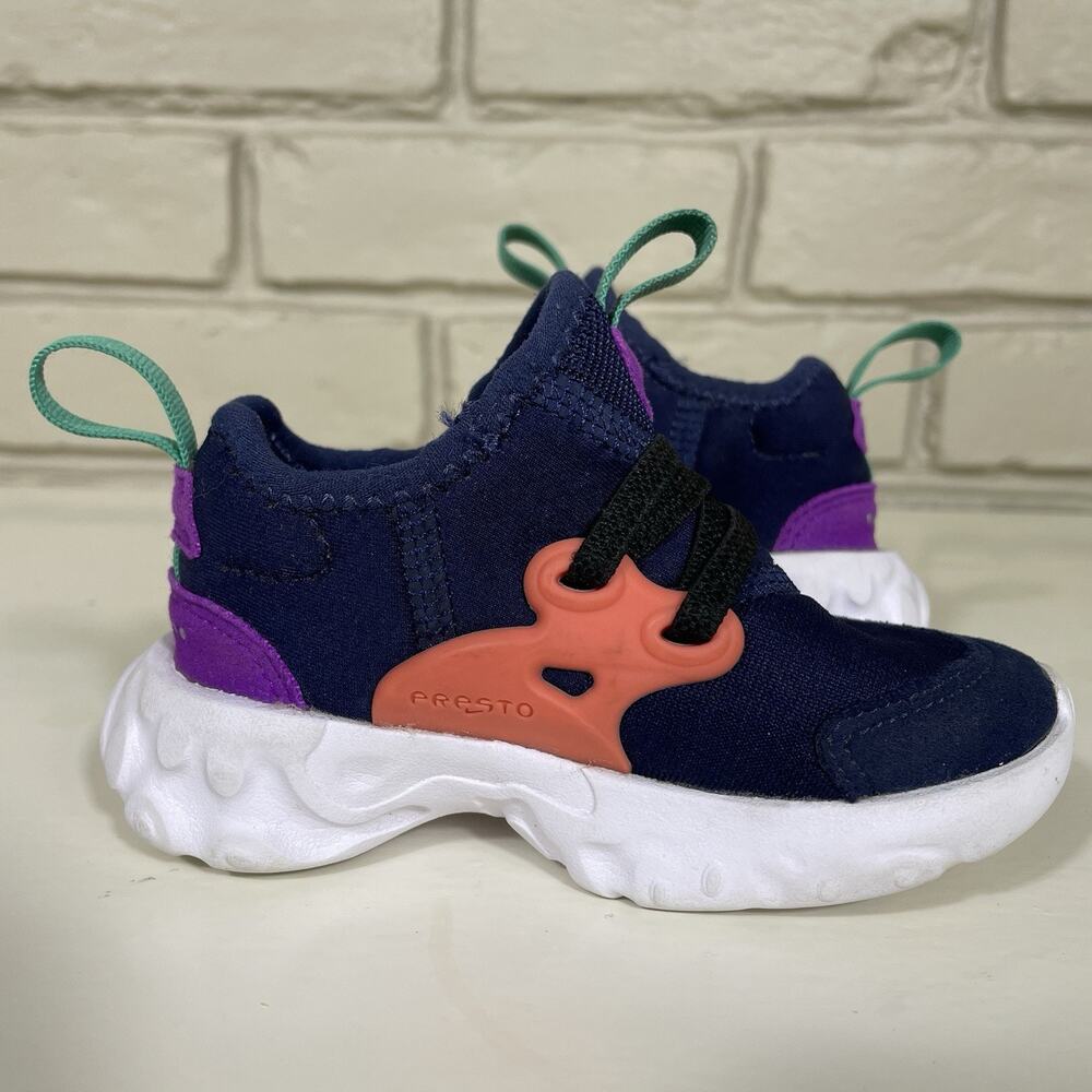 Nike Air Presto Toddler Size 6C No Lacing Slip On Colorful Kids Sneakers - Picture 6 of 8